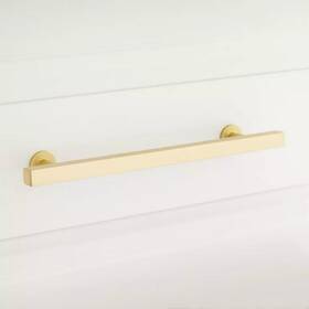 274266 Signature Hardware Pid 620947 - 8 Inch Diehl Adjustable Brass Cabinet Pull Satin