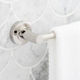 Shle24tbpn Signature Hardware 483937 Lexia 24 Inch Towel Bar - Polished Nickel
