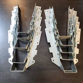 Simpson Tie Strong 044315268700 Pack Of 10 Lus Zmax Galvanized Face-mount Joist Hanger 2x8 Nominal