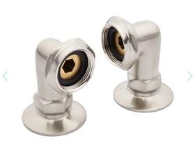 268954 Singnature Hardware Pid 144410 Signature Deck-mount Coupler - 2 Inch Short