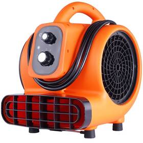 Skyshalo B0c1n8g7jb 1000 Cfm 115v Floor Blower Fan 1500 Rpm For Rooms - Orange
