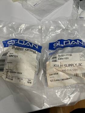 Ebv131 Sloan Lot Of 2 Optima Plus Lens Window Cover