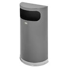So820plant Rubbermaid Commercial Half Round Flat Top Waste Receptacle 097591101124