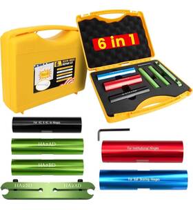 Ha1234 Sosanlon Door Hinge Adjustment Tool Set 6 Piece Repair Kit