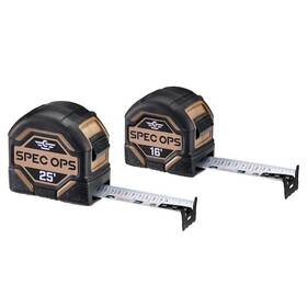 Spec Ops 810005201230 16-ft. And 2 25ft. Tape Measure Tool Set 1 1/8 Inch Double-sided Blade