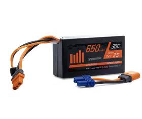 Spmx6502sh2 Spektrum 650mah 2s 7.4v 30c Mini Lipo Ic2