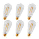 St18led101-6pk Elegant Lighting Vintage Edison Clear Led Bulbs Pack 842814122116