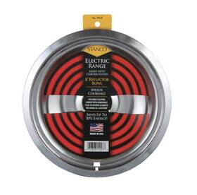 700-8 Stanco 2-pack Electric Range Reflector Bowl Chrome 8 In - New