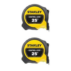 Stanley 076174372557 25 Ft. Control Lock Tape Measure 2-pack