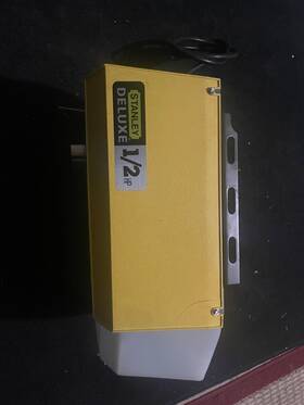 3200.46 Stanley Garage Door Opener-used 1/2 Hp -chain Drive