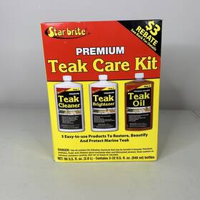 81202 Star Brite Premium Teak Care Kit #81202