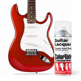 103574 Stewmac Colortone Aerosol Guitar Lacquer Spray Candy Apple Red Classic Fender Color