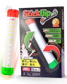 Stickflip 250786280158 How Many Flips Can You Throw Electronic Flip Challenge Game Auto-count Inch