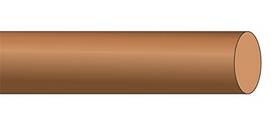 12704-75 Stock Wire 8 Awg Solid Bare Copper Building 75ft Cut Metallic 12704-7... Fast Ship
