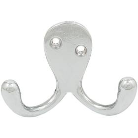 30302-26 Stone Harbor Hardware Double Robe Hook 2-1/8 Inch High 1 Projection Polished Chrome By Ha