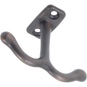 30580-11p Stone Harbor Hardware Ceiling/locker Hook 3-1/8 Inch Wide 2-1/8 Projection Vintage Bronze By Har