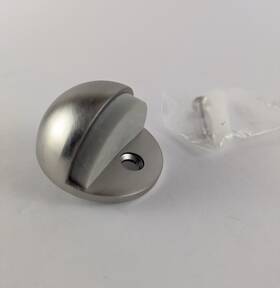 31442-15 Stone Harbor Hardware Low Rise Dome Door Stop - 1 Inch High Satin Nickel Floor