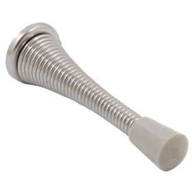 31504-26d Stone Harbor Hardware Heavy-duty Solid Door Stop 3 Inch Satin Chrome By 6 Six Pcs