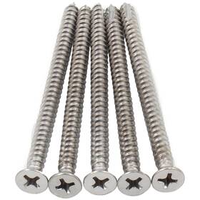 5920-26 Stone Harbor Hardware Door Hinge Screws #9 X 2-3/4 Inch 100-pack Polished Chrome By Hardwa