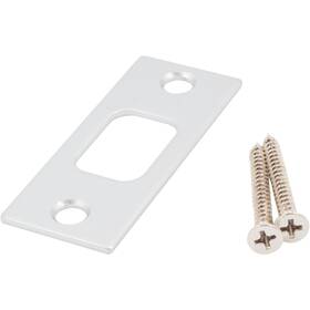 9507-26d Stone Harbor Hardware Square Corner Deadbolt Strike Plate 1-1/8 Inch X 2-3/4 2-1/8 Center-to-center S