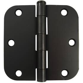 B3558-10b Stone Harbor Hardware Standard Hinge 3-1/2 Inches 5/8 Inch Radius Corner Bulk Pack 100 Each Oil-rubb