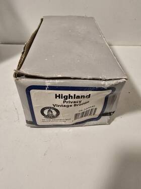 Hl220940 Stone Harbor Hardware Highland Door Knob Privacy Bed/bath Latch Vintage Bronze By Har
