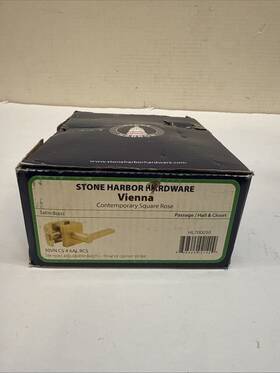 Hl700030 Stone Harbor Hardware Vienna Passage - Satin Brass 30vn Cs 4 6al Rcs