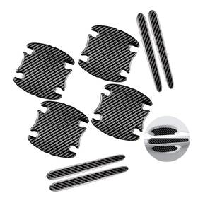 Strendier 716963773829 Tpu Carbon Fiber Like Car Door Handle Cup Protective Sticker Auto Paint