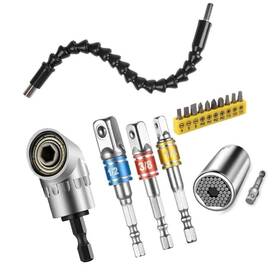 A-0037 Strendier Flexible Drill Bit Extension And Universal Socket Wrench Tool Set 105 Rig