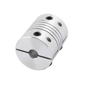 Cp-gk3461c Strendier Shaft Coupling 6.35mm To 8mm Bore Coupler Connector Joint Motor Accessories D