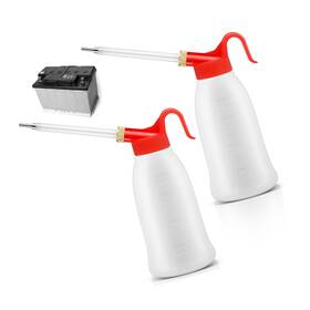 Sue-avenuebool-0092 Strendier 2pcs Battery Filler With Spout 6 Ounces Manual Fluid Leak Pr