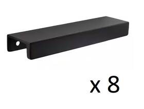Rl063194 Summer Street Home Hardware 8 Sumner Martin 5 Inch Center To Matte Black Drawer Lip Pull