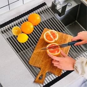 Suncleanse 767738803678 Roll Up Dish Drying Rack Over The Sink Kitchen Rolling