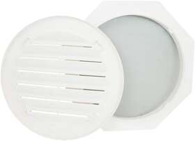 Suntown 290640010840 16 Inch Round Functional Gable Vent With Screen - 2 Piece Construction Pair