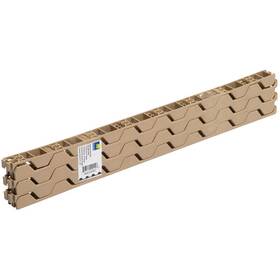 92770 Suntuf Plastic Beige Horizontal Corrugated Closure Strips 3/4 Thick X 24 L 1-1