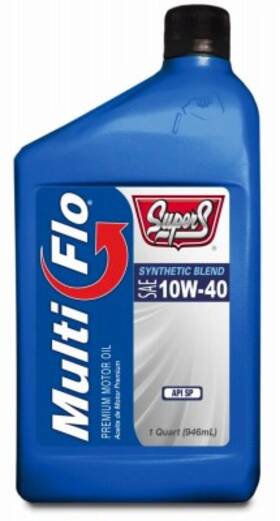 Sus51 Super S 12 Pack - 10w-40 Synthetic Blend Motor Oil Quart