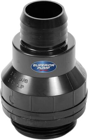 Sc150b Superior Pump 99509/sc150b 99509 1-1/2 Inch Mpt X 1-1/4 Barb Or Slip Abs Check Valve