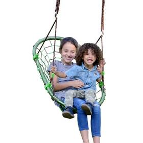 Swg-net24 Swurfer Woval Tree Swing Indoor And Outdoor Rocking Holds 400 Lbs Ages 4 Up
