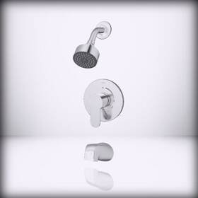 S-6702-1.5-trm Symmons Industries - Identity Single Handle 1-spray Tub And Sh Polished Chrome