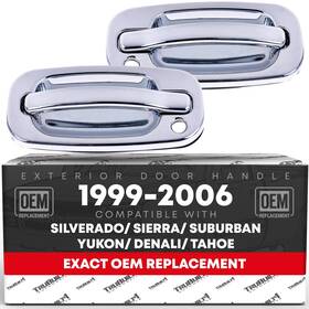 T1a 817801025664 Exterior Front Driver And Passenger Door Handle - Compatible With 1999-2006 C