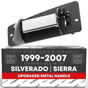 T1a 817801029259 Extended Cab Rear Driver Door Handle Upgraded Metal - Compatible With 19