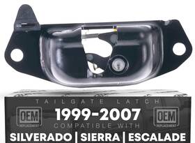 T1a-15921949 T1a Tailgate Latch Passenger Side For Chevrolet Silverado Avalanche Gmc Sierra 99-07