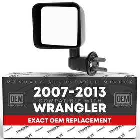 T1a T1a-55077967ab Driver Side Mirror Replacement - Compatible With 2007-2013 Jeep Wrangler Ma