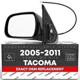 T1a-8794004190c0 T1a Driver Side Mirror For Toyota Tacoma - Powered Manual Folding Flat Glass