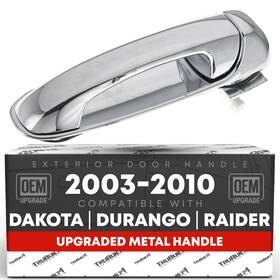 T1a-cr3813zm-rl T1a Rear Driver Door Handle For Ram 1500 2500 3500 Dakota Durango - Chrome