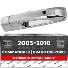 T1a-cr3815zm-fl T1a Front Driver Door Handle For Jeep Commander Grand Cherokee - Chrome Keyhole