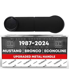 T1a-f7uz-1523342-aaa-metal T1a Manual Window Crank Handle 1pc - Front/rear Left Or Right Compatible Wit