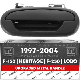 T1a-fd3503za-fl T1a Front Driver Door Handle For Ford F-150 F-250 Lobo - Black Keyhole