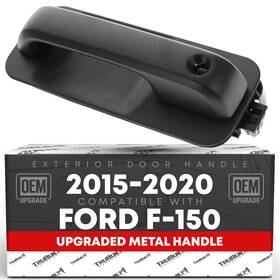 T1a-fd3515za-fl T1a Front Driver Door Handle For Ford F-150 - Black Keyhole Side