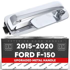 T1a-fd3515zm-frk T1a Front Passenger Door Handle For Ford F-150 - Chrome Side Ha